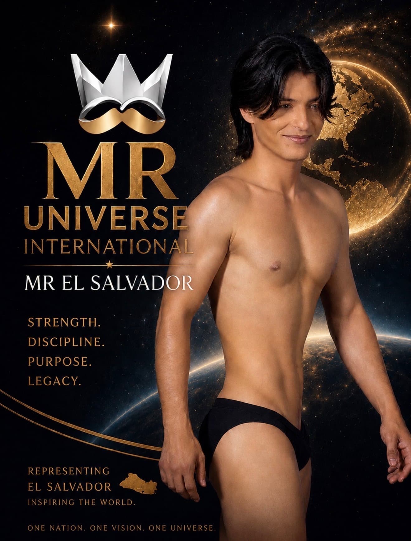 Hector Sanchez, Mr Universe International, Mr El Salvador