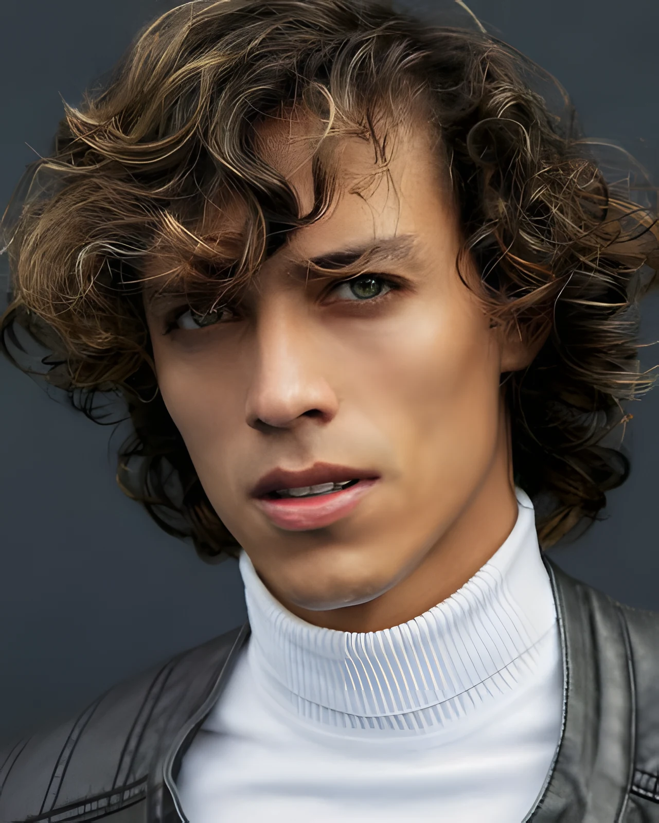 Adrián Itzam Monge en un retrato de estudio